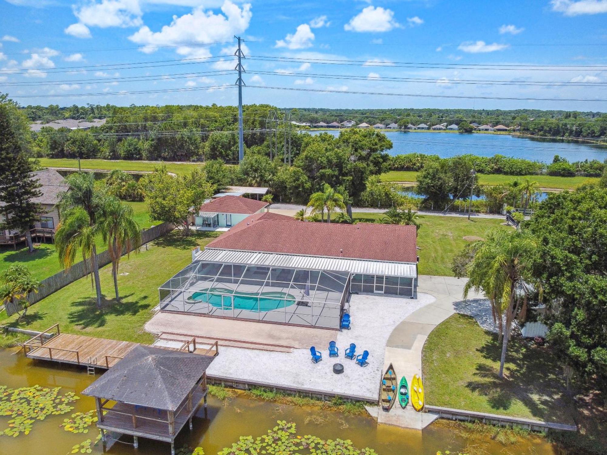Lake House Westchase Area. Heated Pool Waterfront! Tampa Esterno foto